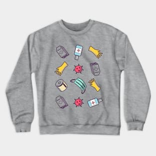 Colorful Warm CoronaTheme Gift Crewneck Sweatshirt